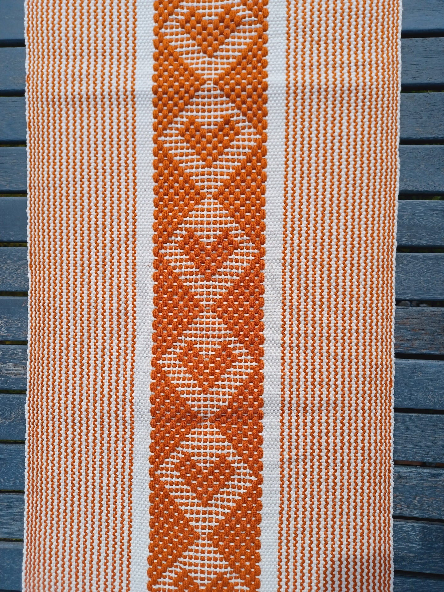 mexikanischer hangewebter traditoneller Tischläufer, mexikanisches Dekor, 2 Meter Länge