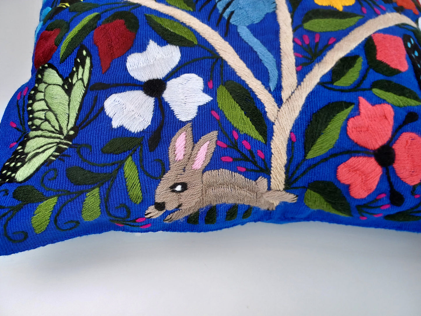 Housse de coussin mexicaine, faite à la main au Mexique, housse de coussin mexicaine