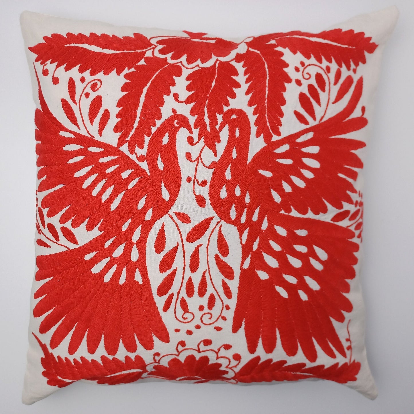 Mexican hand embroidered pillow cover, Otomi pillow cover, Mexico pillow, Mexican pillow cover
