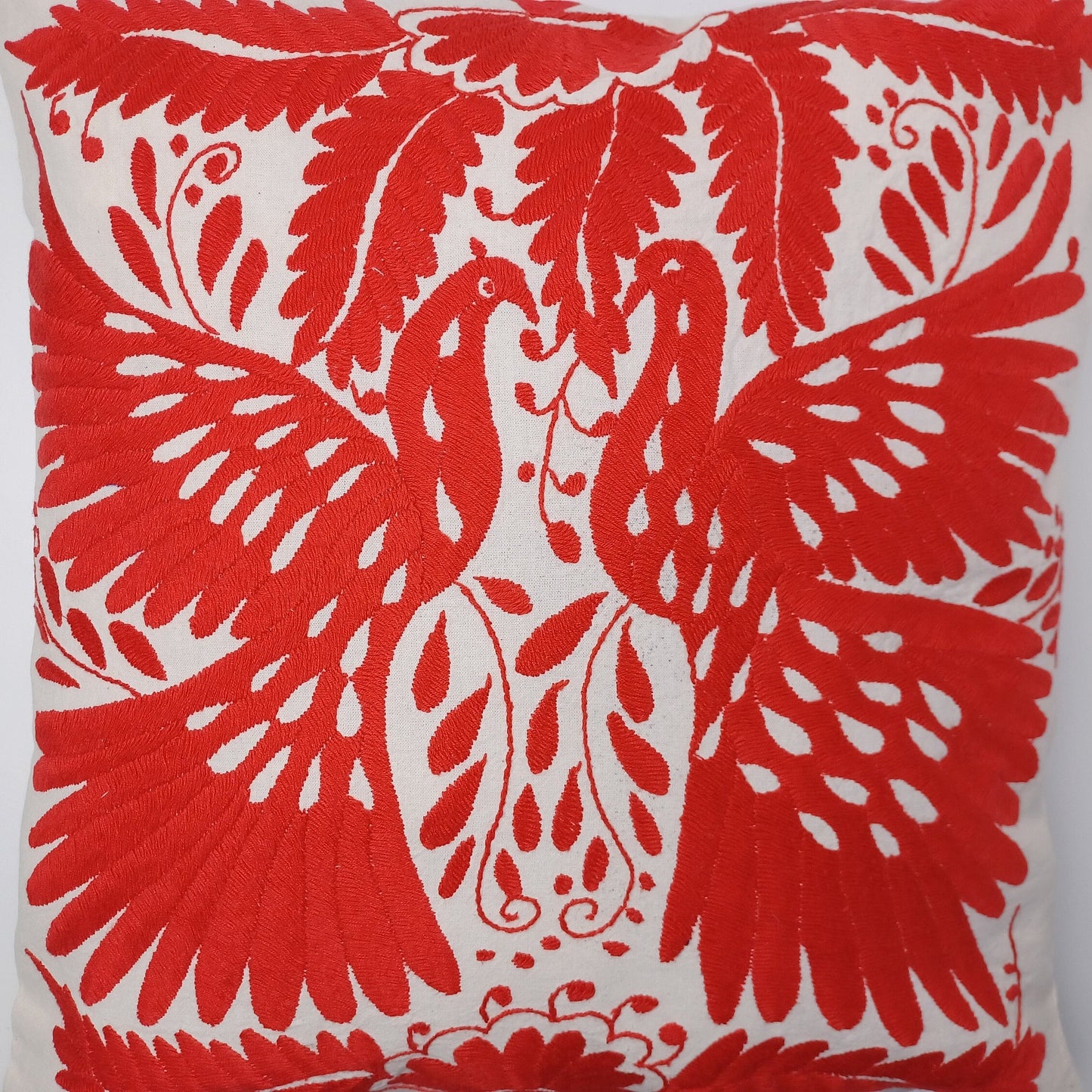 Mexican hand embroidered pillow cover, Otomi pillow cover, Mexico pillow, Mexican pillow cover