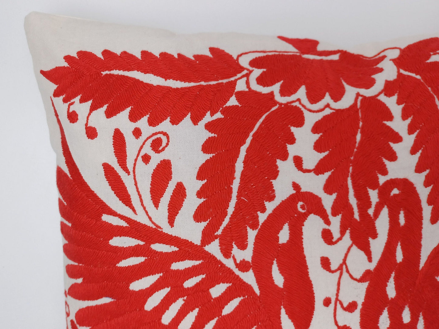 Mexican hand embroidered pillow cover, Otomi pillow cover, Mexico pillow, Mexican pillow cover