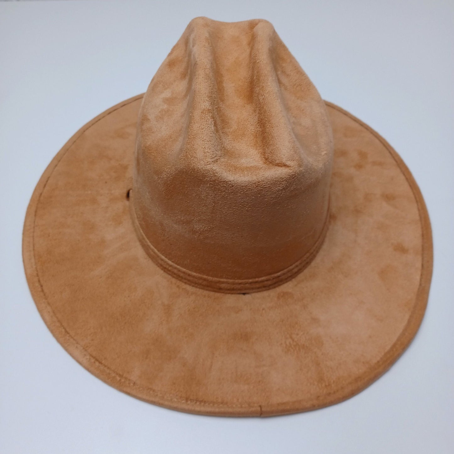 Chapeau Toro, chapeau fait main au Mexique, chapeau Boho, chapeau en daim beige
