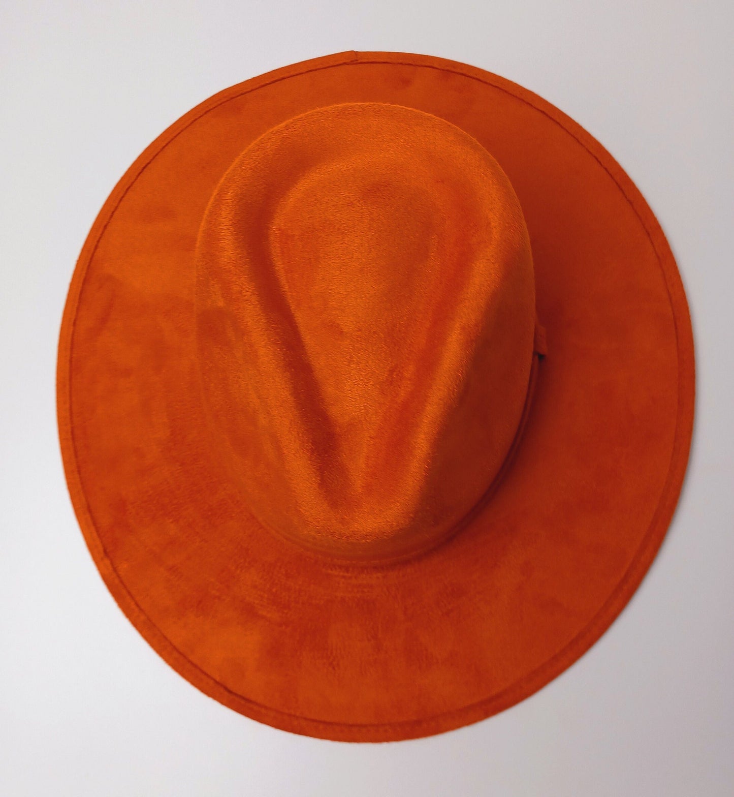 Chapeau Fedora, chapeau fait main du Mexique, chapeau Boho, chapeau orange