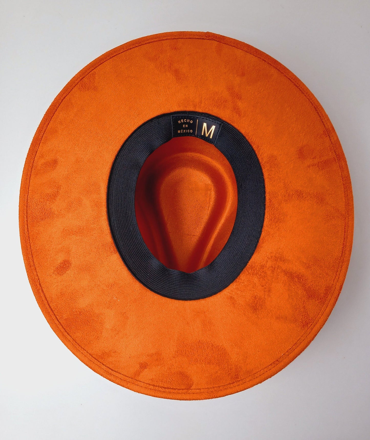 Chapeau Fedora, chapeau fait main du Mexique, chapeau Boho, chapeau orange