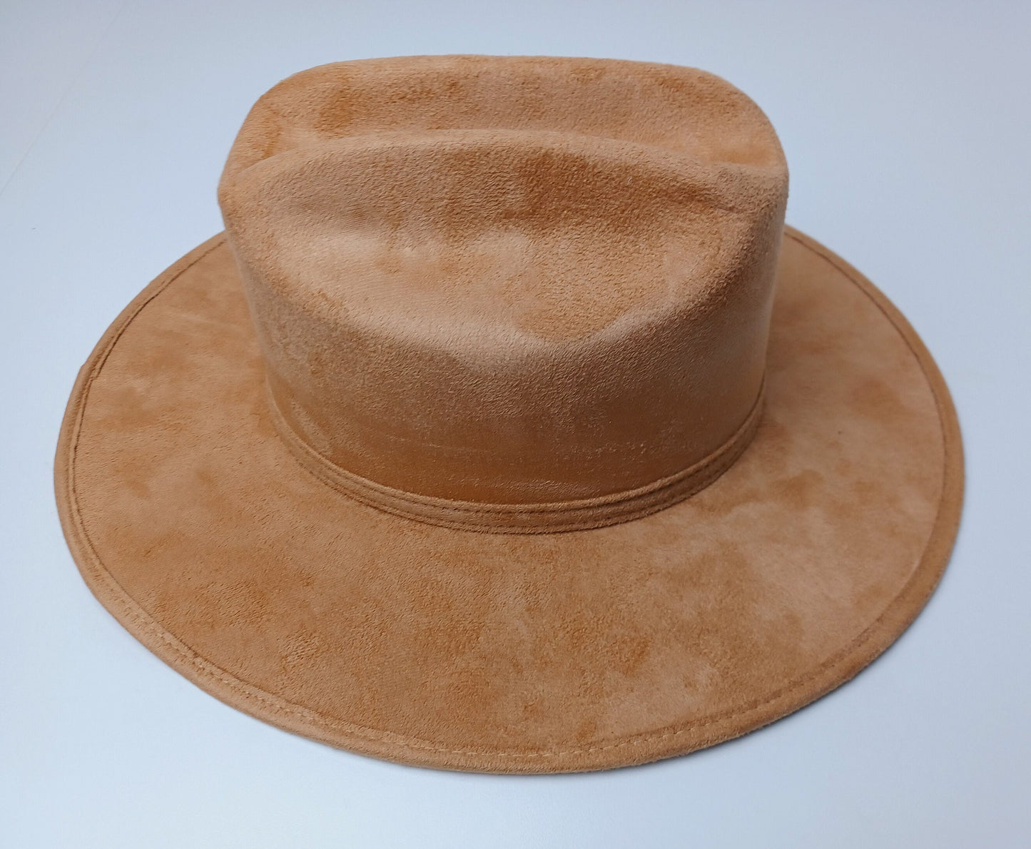 Chapeau Toro, chapeau fait main au Mexique, chapeau Boho, chapeau en daim beige
