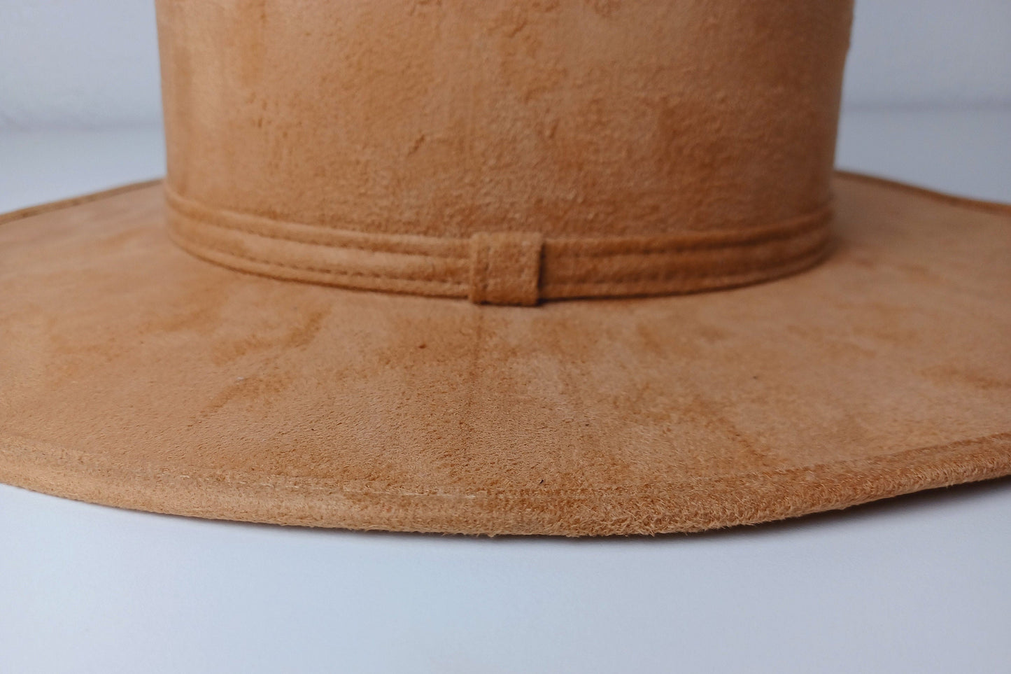 Chapeau Toro, chapeau fait main au Mexique, chapeau Boho, chapeau en daim beige
