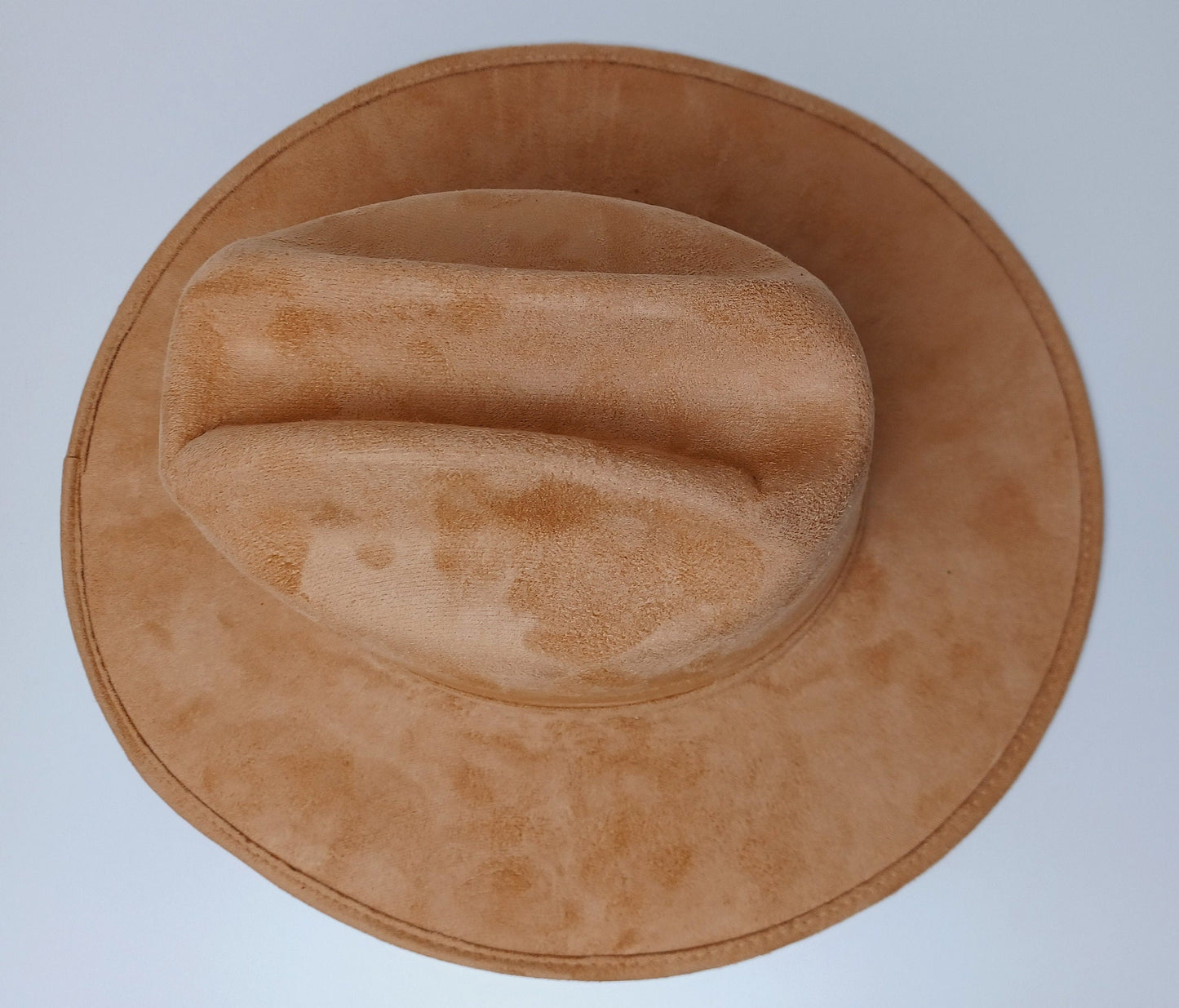 Chapeau Toro, chapeau fait main au Mexique, chapeau Boho, chapeau en daim beige