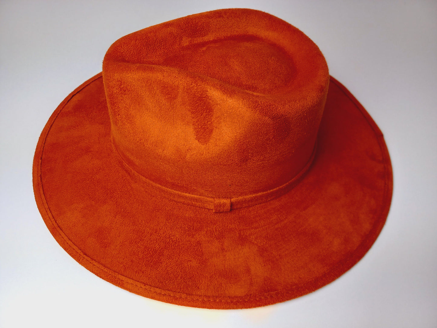 Chapeau Fedora, chapeau fait main du Mexique, chapeau Boho, chapeau orange