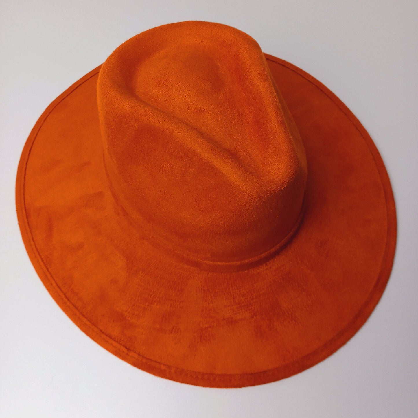 Chapeau Fedora, chapeau fait main du Mexique, chapeau Boho, chapeau orange