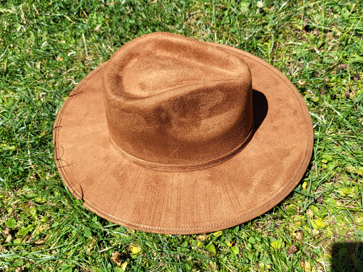 Chapeau Fedora, chapeau fait main du Mexique, chapeau bohème, chapeau ocre