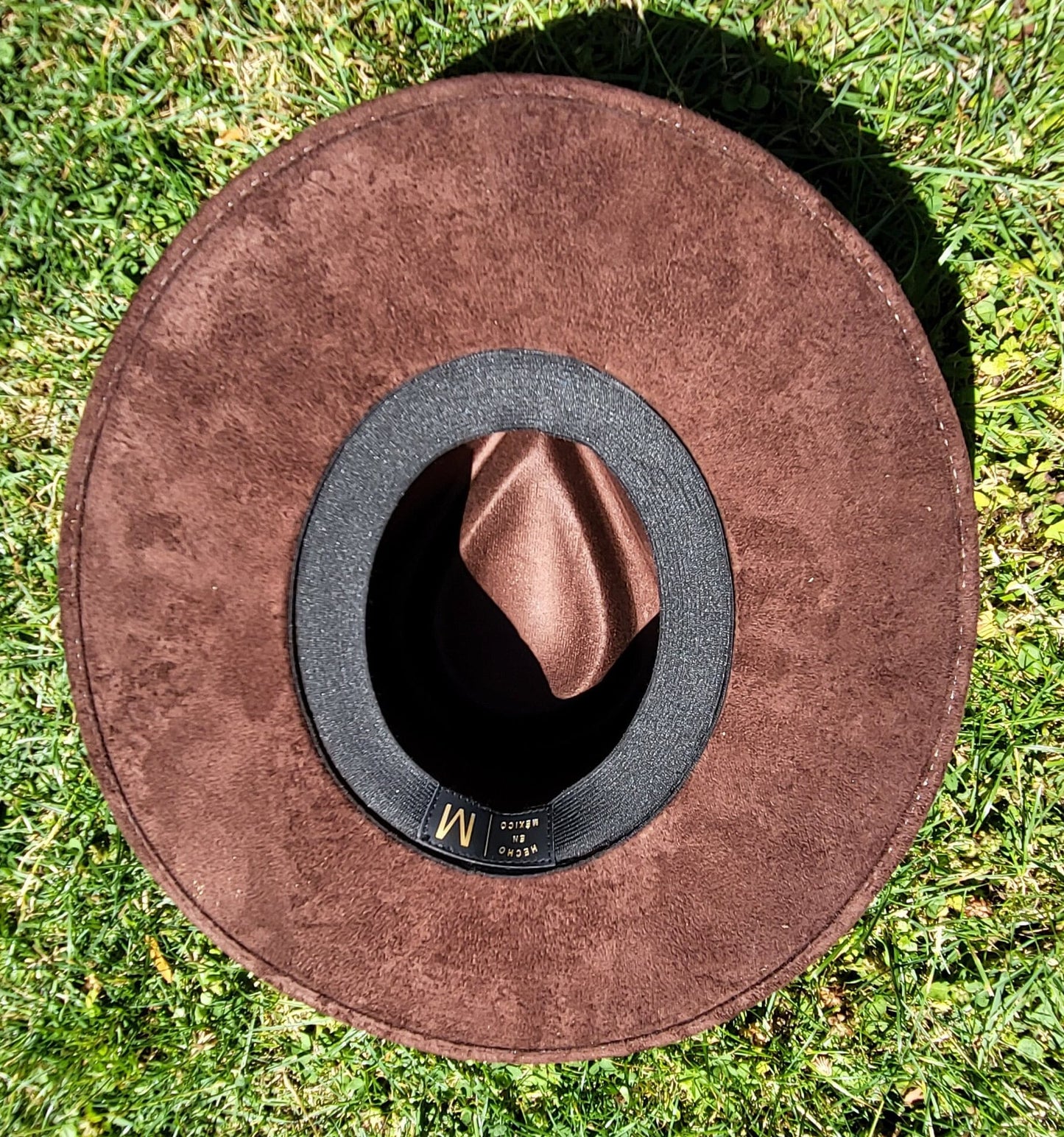 Chapeau Fedora, chapeau fait main du Mexique, chapeau Boho, chapeau brun