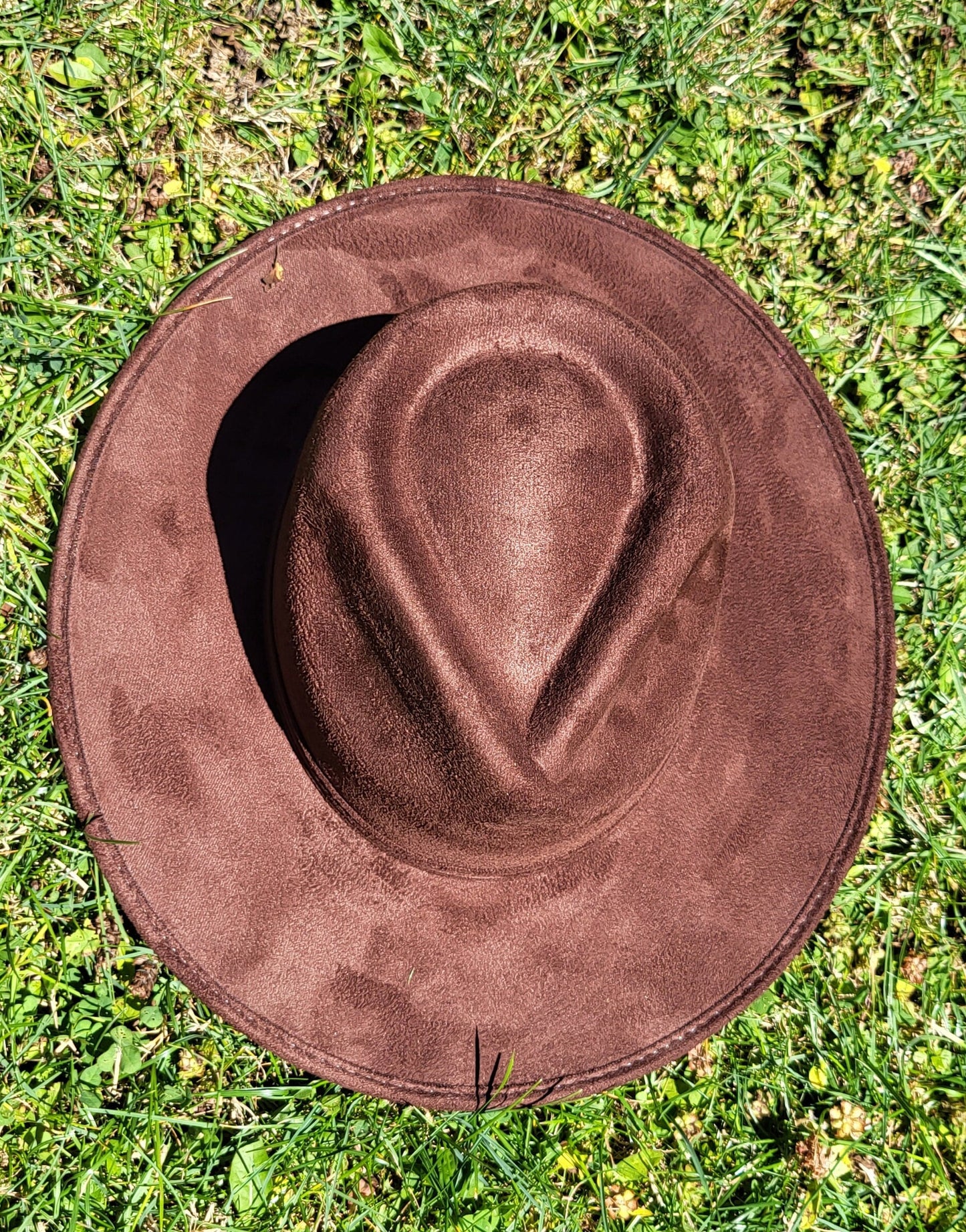 Chapeau Fedora, chapeau fait main du Mexique, chapeau Boho, chapeau brun