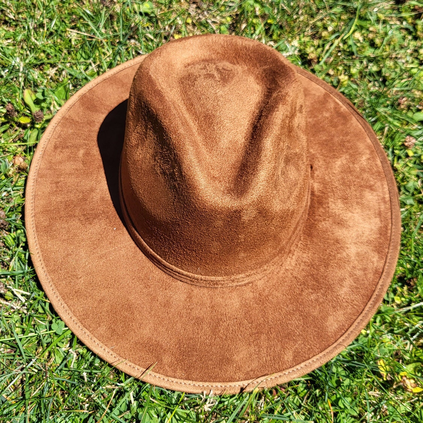 Chapeau Fedora, chapeau fait main du Mexique, chapeau bohème, chapeau ocre
