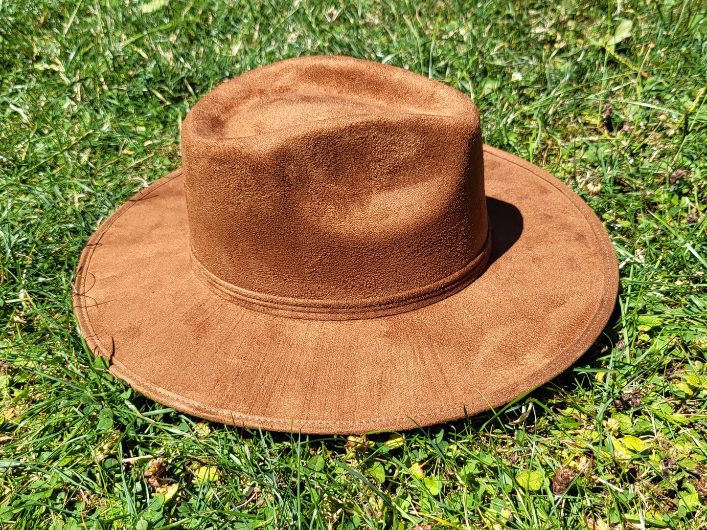 Chapeau Fedora, chapeau fait main du Mexique, chapeau bohème, chapeau ocre