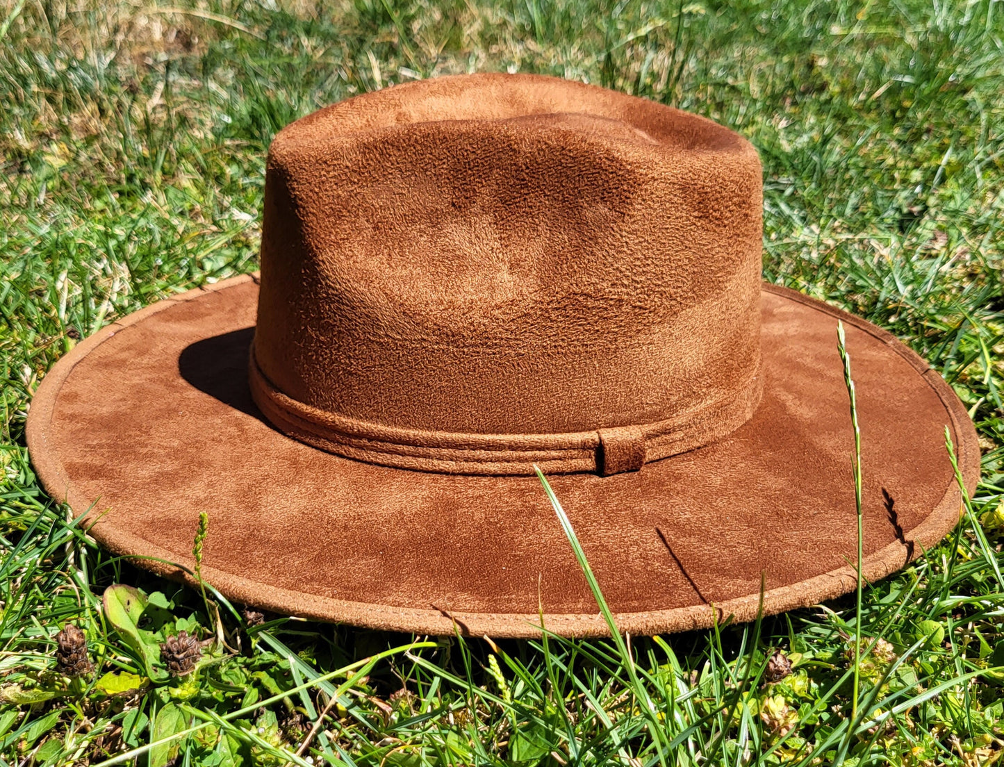 Chapeau Fedora, chapeau fait main du Mexique, chapeau bohème, chapeau ocre