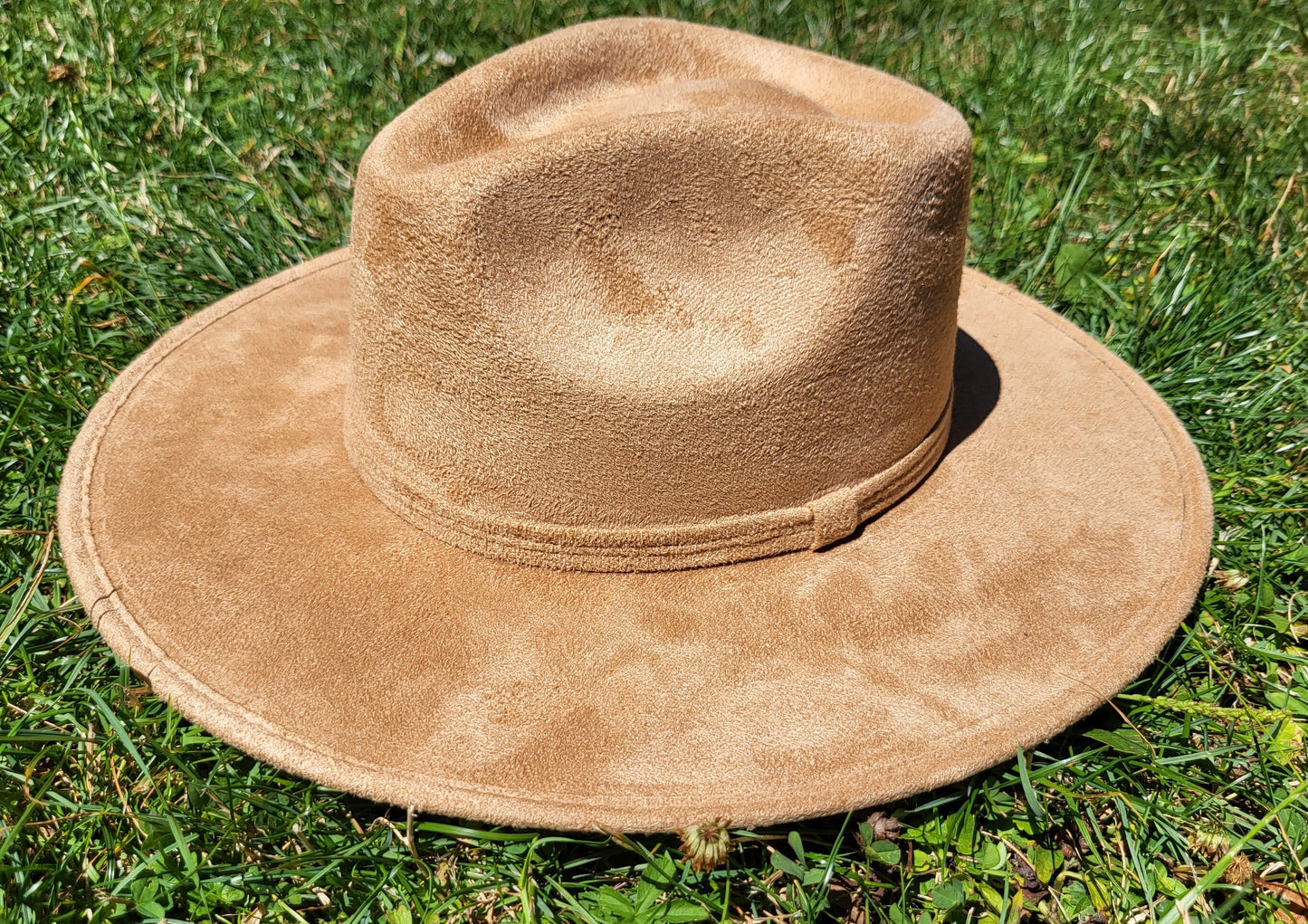 Fedora Hut, handgemachter Hut aus Mexiko, Boho Hut, Ocker Wildleder Hut