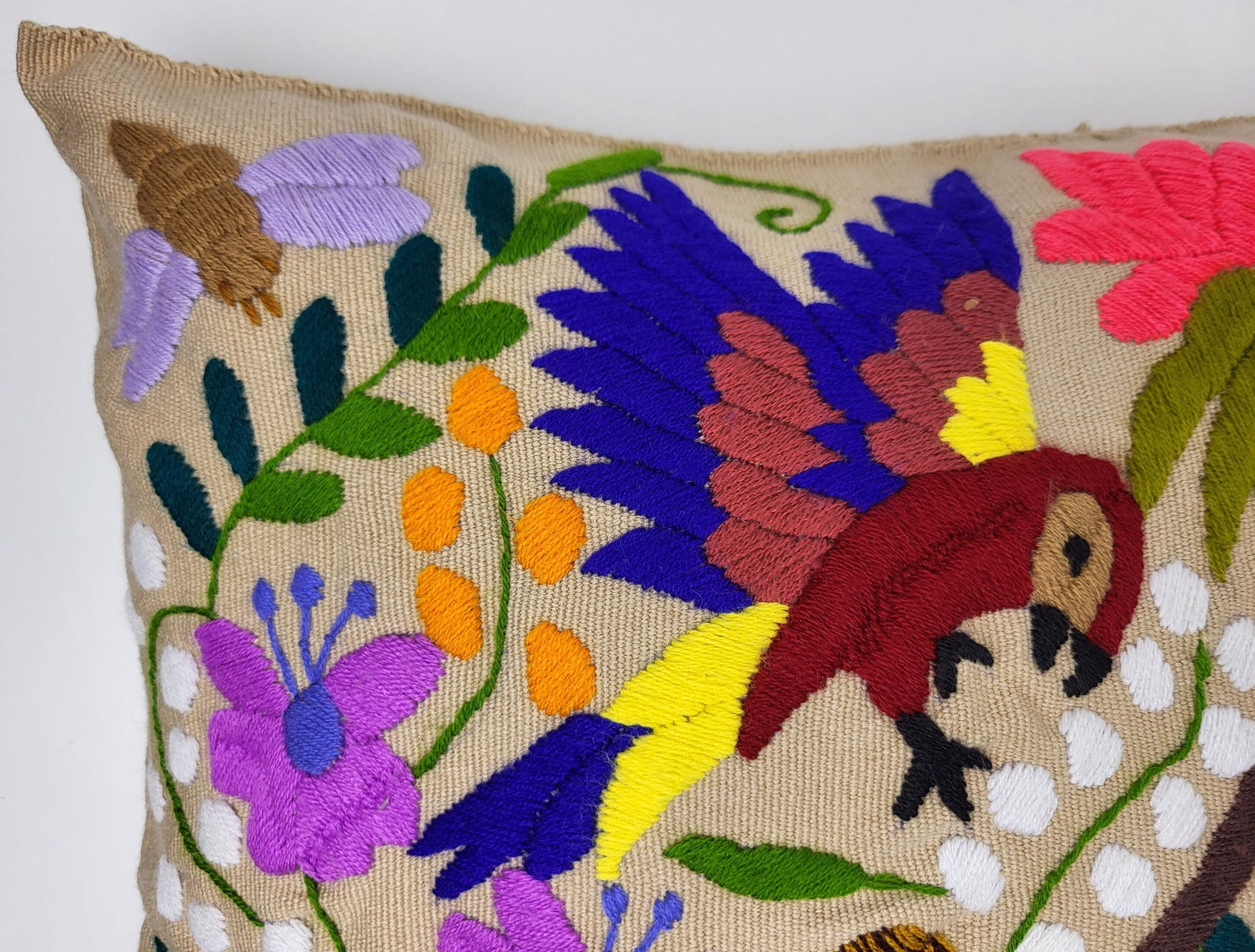 Taie d'oreiller mexicaine, fabriquée à la main au Mexique