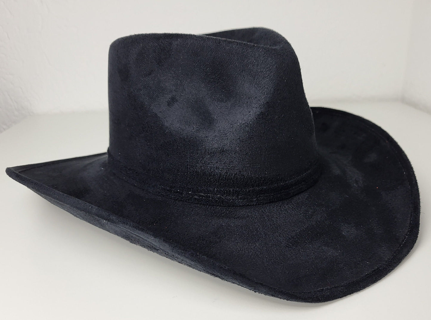 chapeau de cowboy fait main, chapeau de cowboy noir