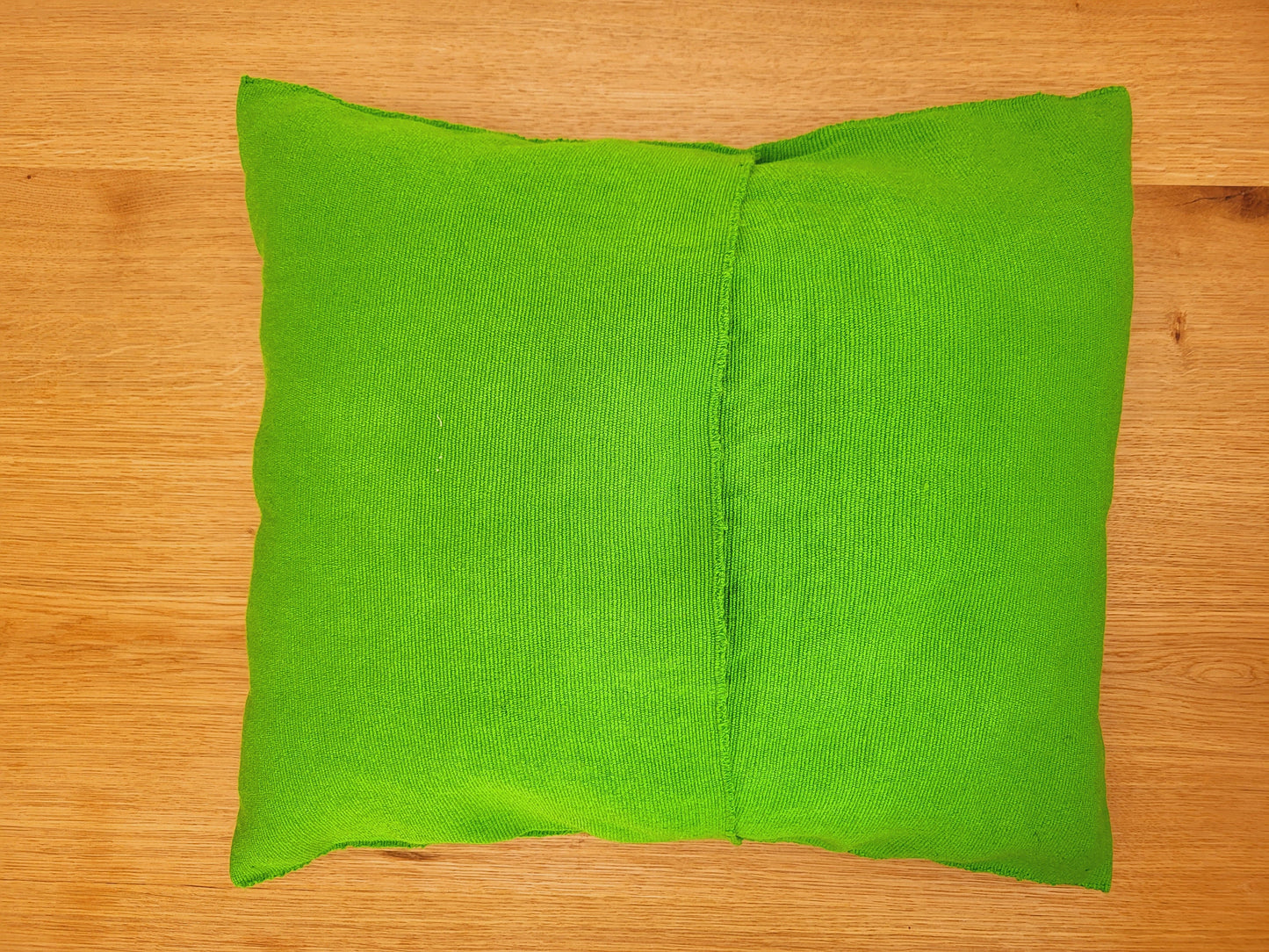 Coussin à imprimé animalier brodé et tissé à la main au Mexique par des femmes autochtones
