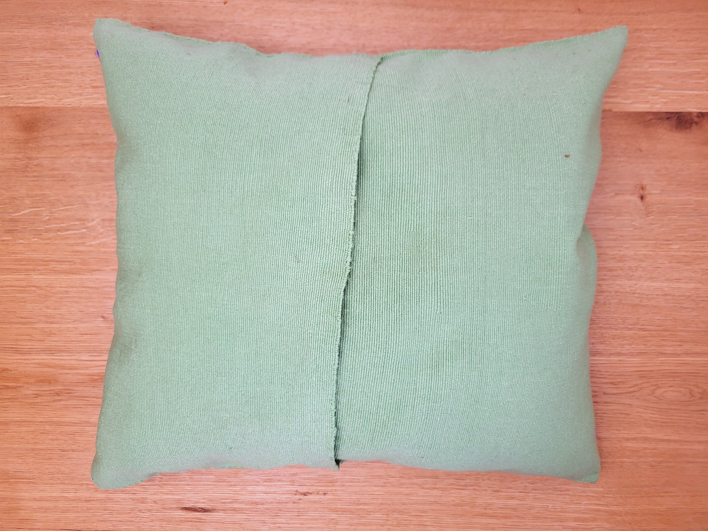 Housse de coussin motif animalier mexicain brodé à la main