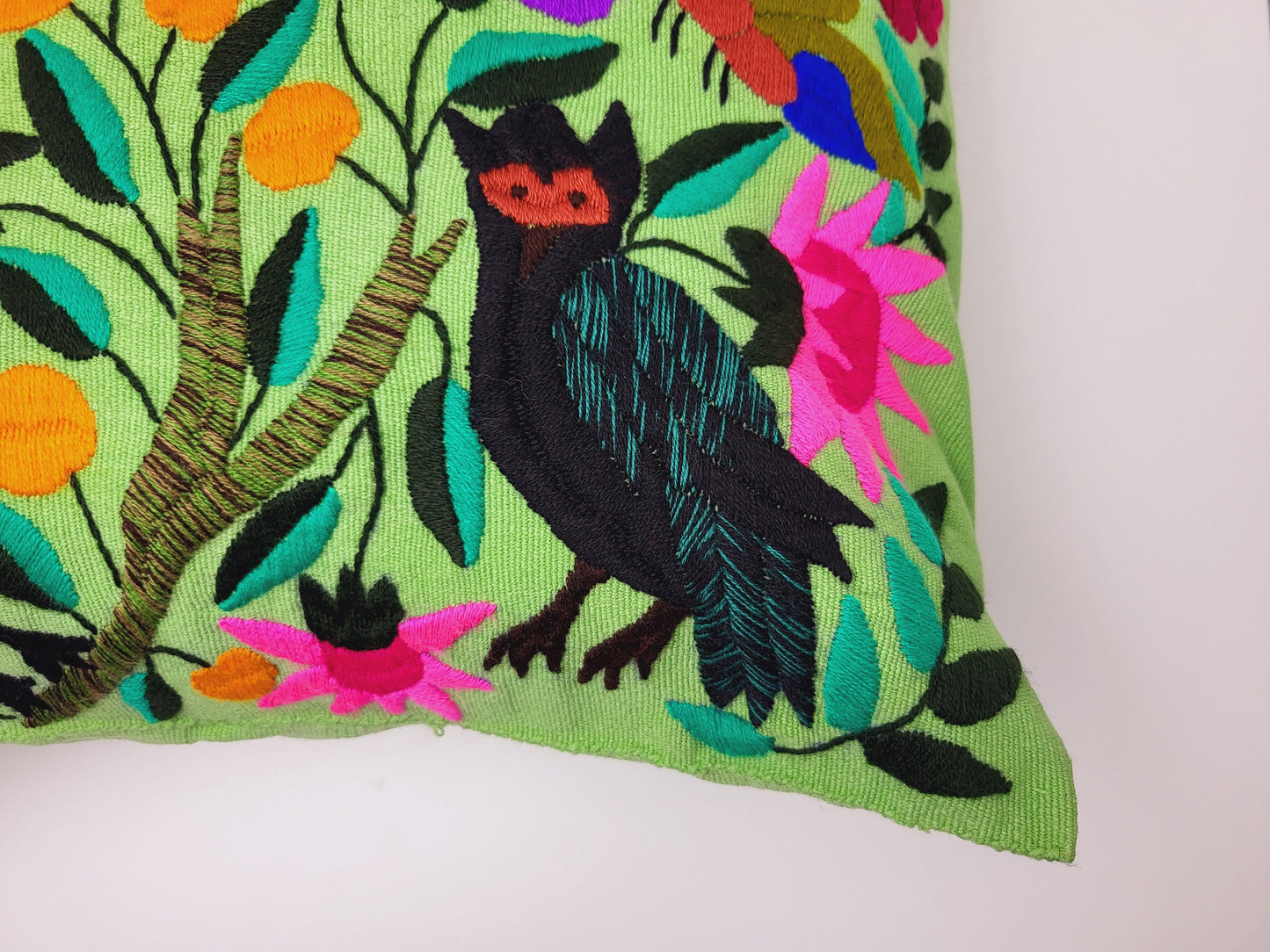 Housse de coussin mexicaine, fabriquée à la main au Mexique