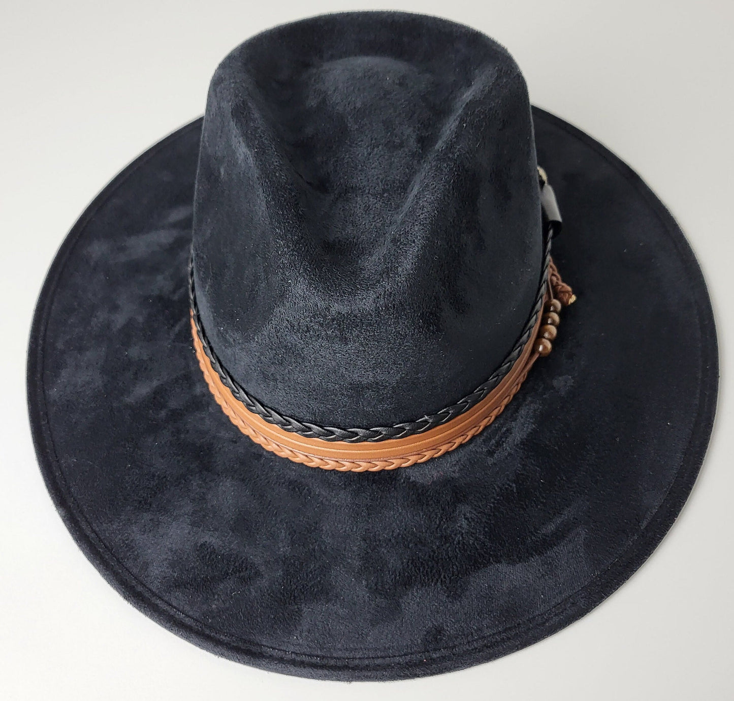 Chapeau Fedora avec décoration de chapeau, chapeau fait main du Mexique, chapeau à plumes, chapeau bohème