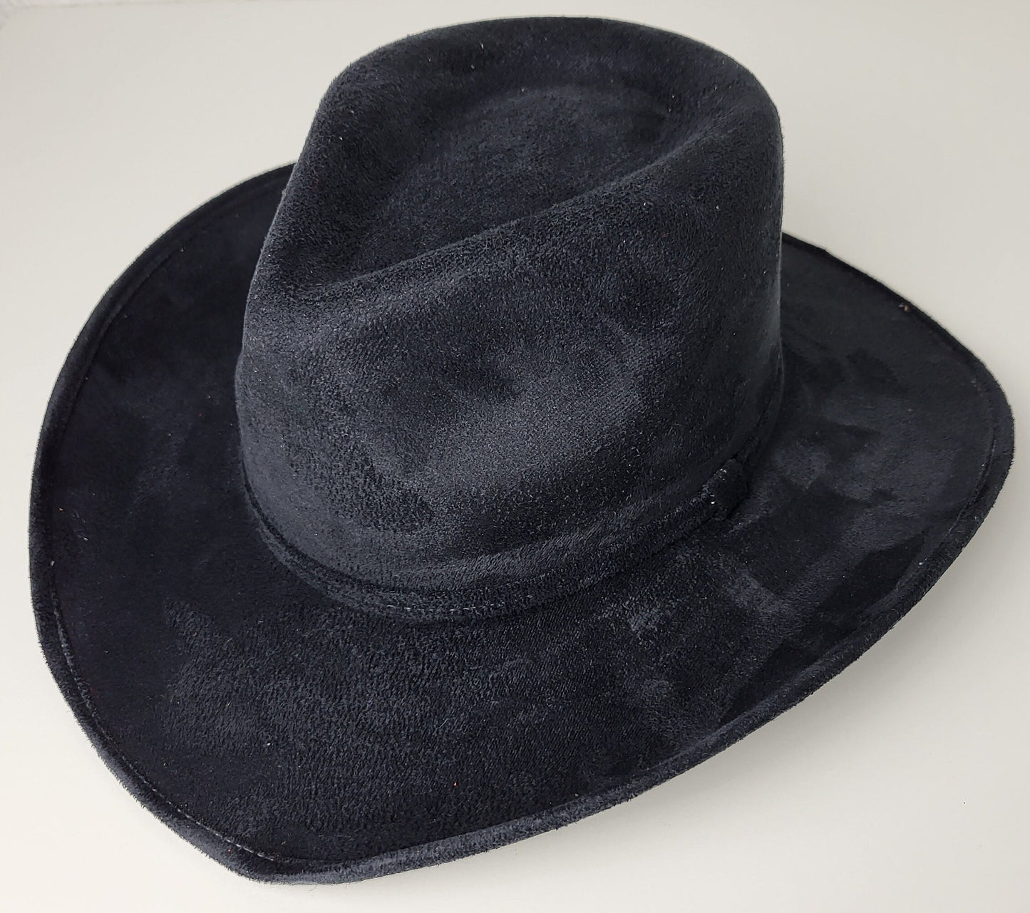 chapeau de cowboy fait main, chapeau de cowboy noir