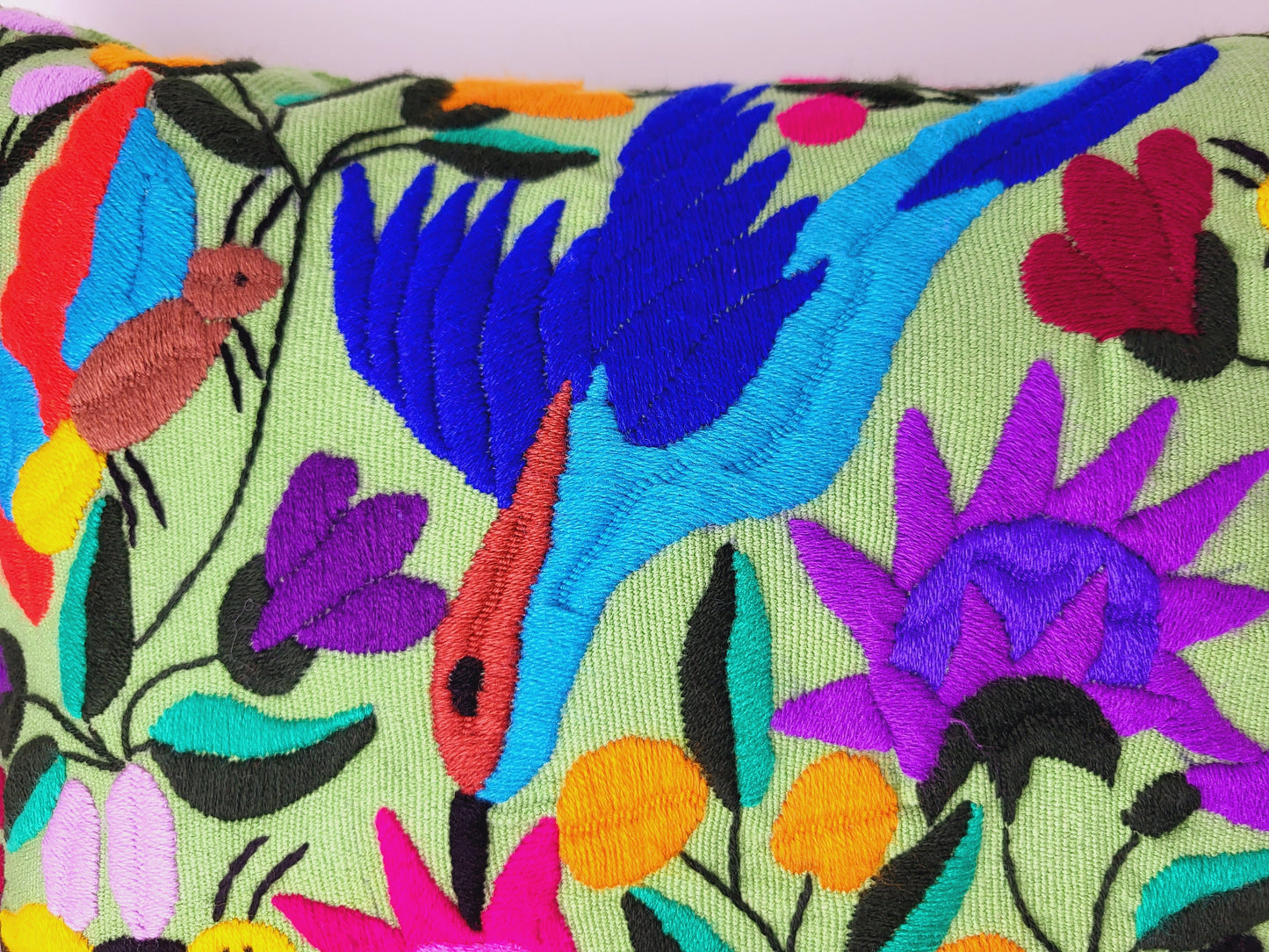 Housse de coussin mexicaine, fabriquée à la main au Mexique