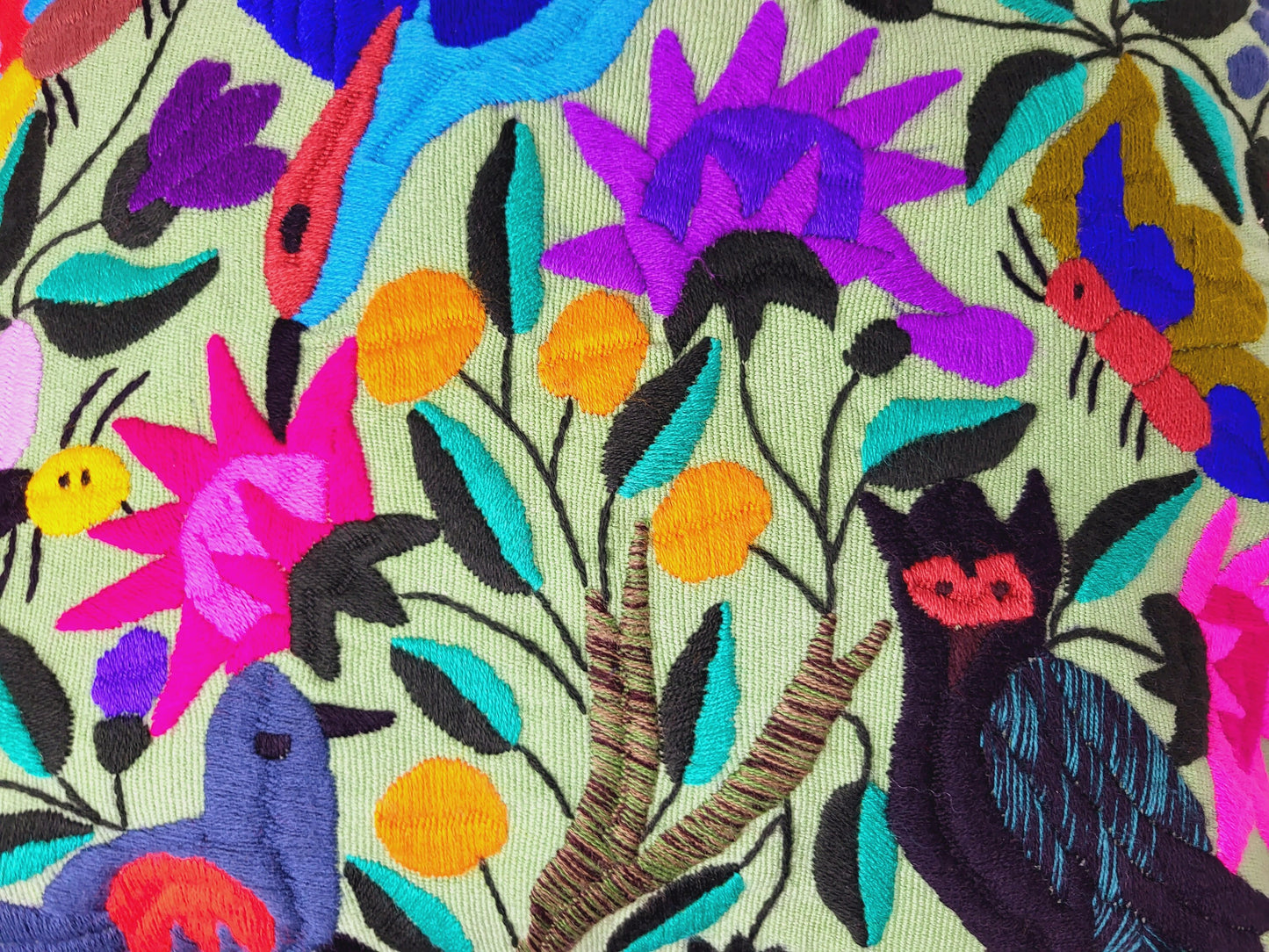 Housse de coussin mexicaine, fabriquée à la main au Mexique