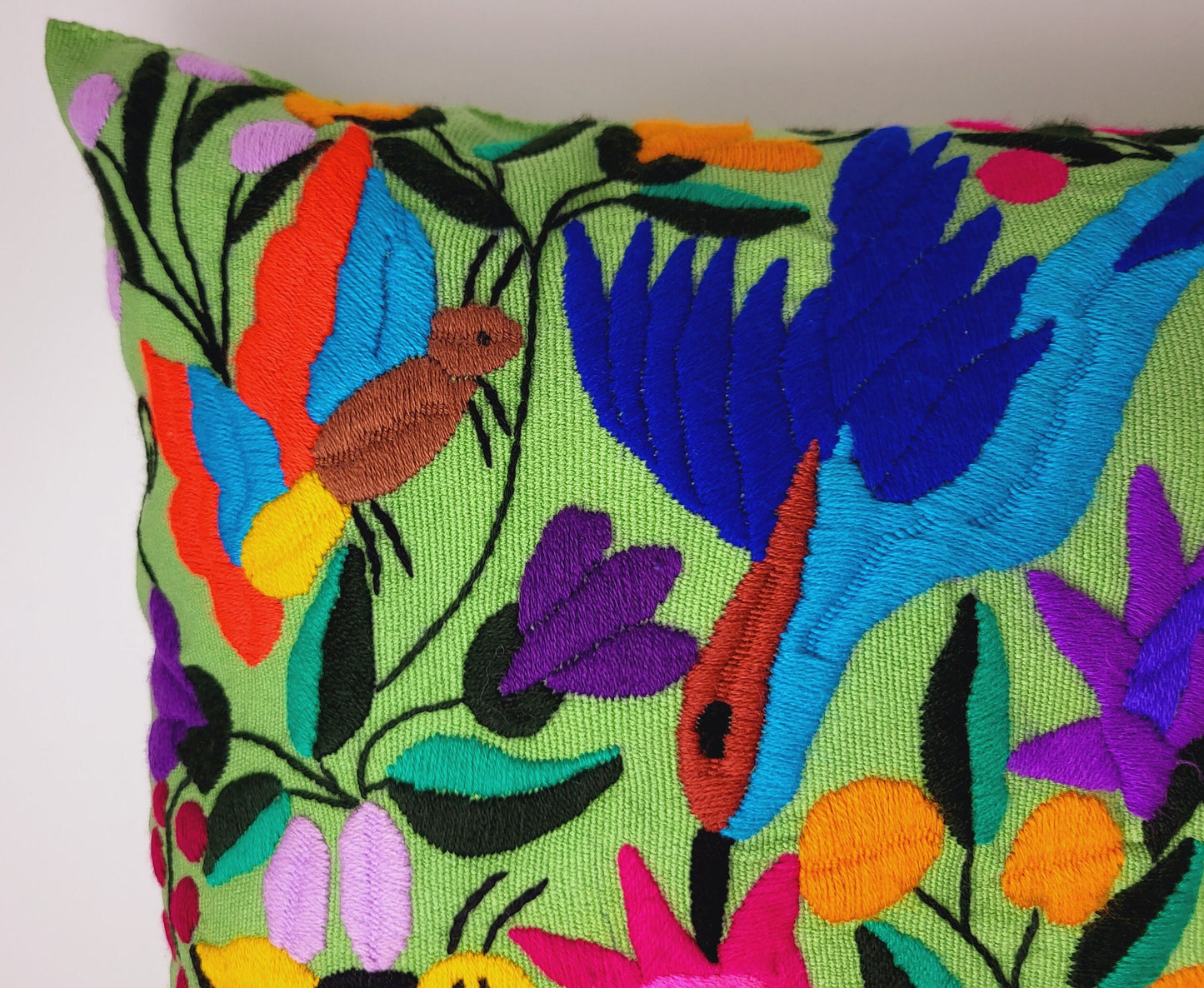 Housse de coussin mexicaine, fabriquée à la main au Mexique