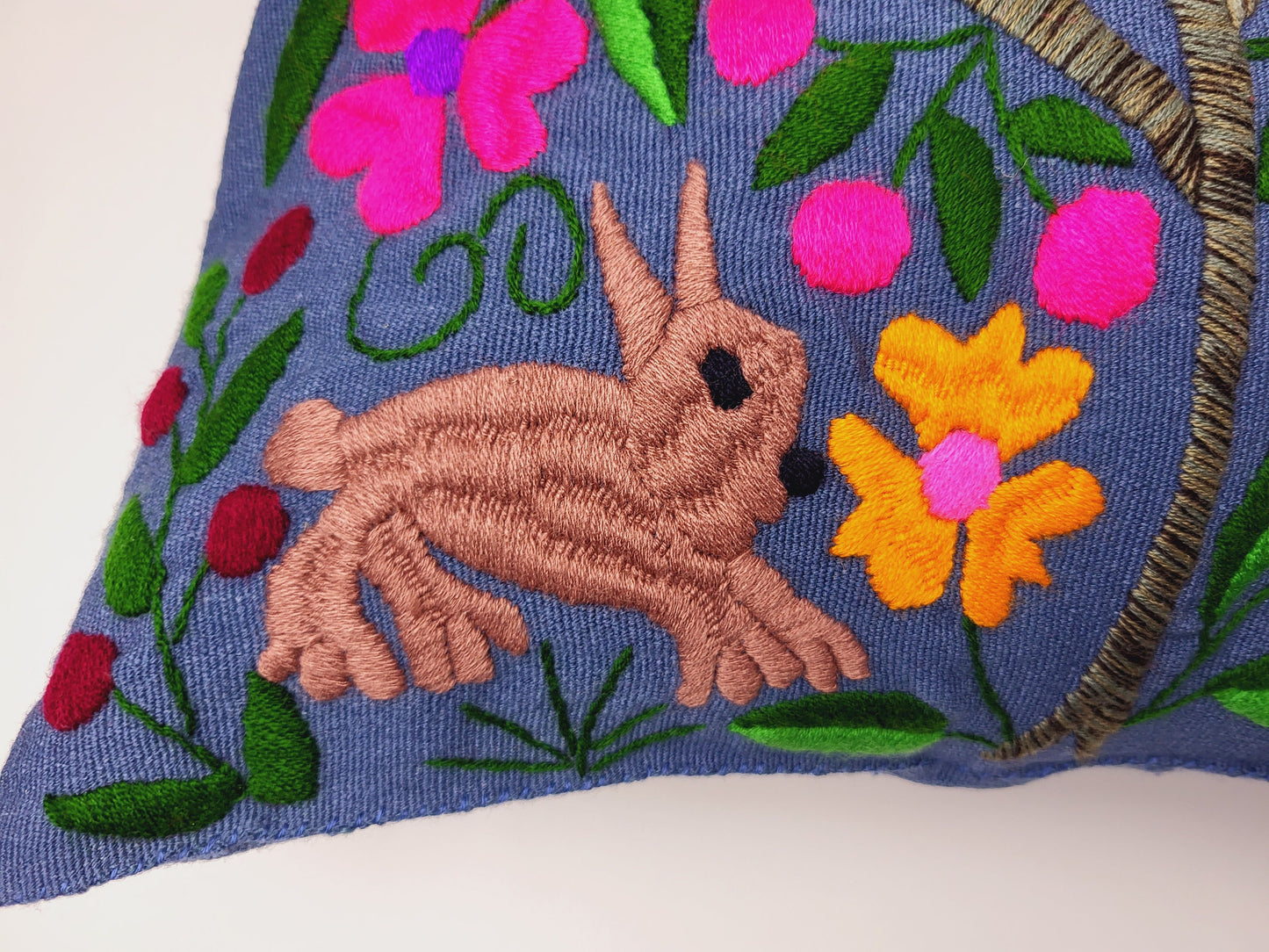 Housse de coussin mexicaine, fabriquée à la main au Mexique