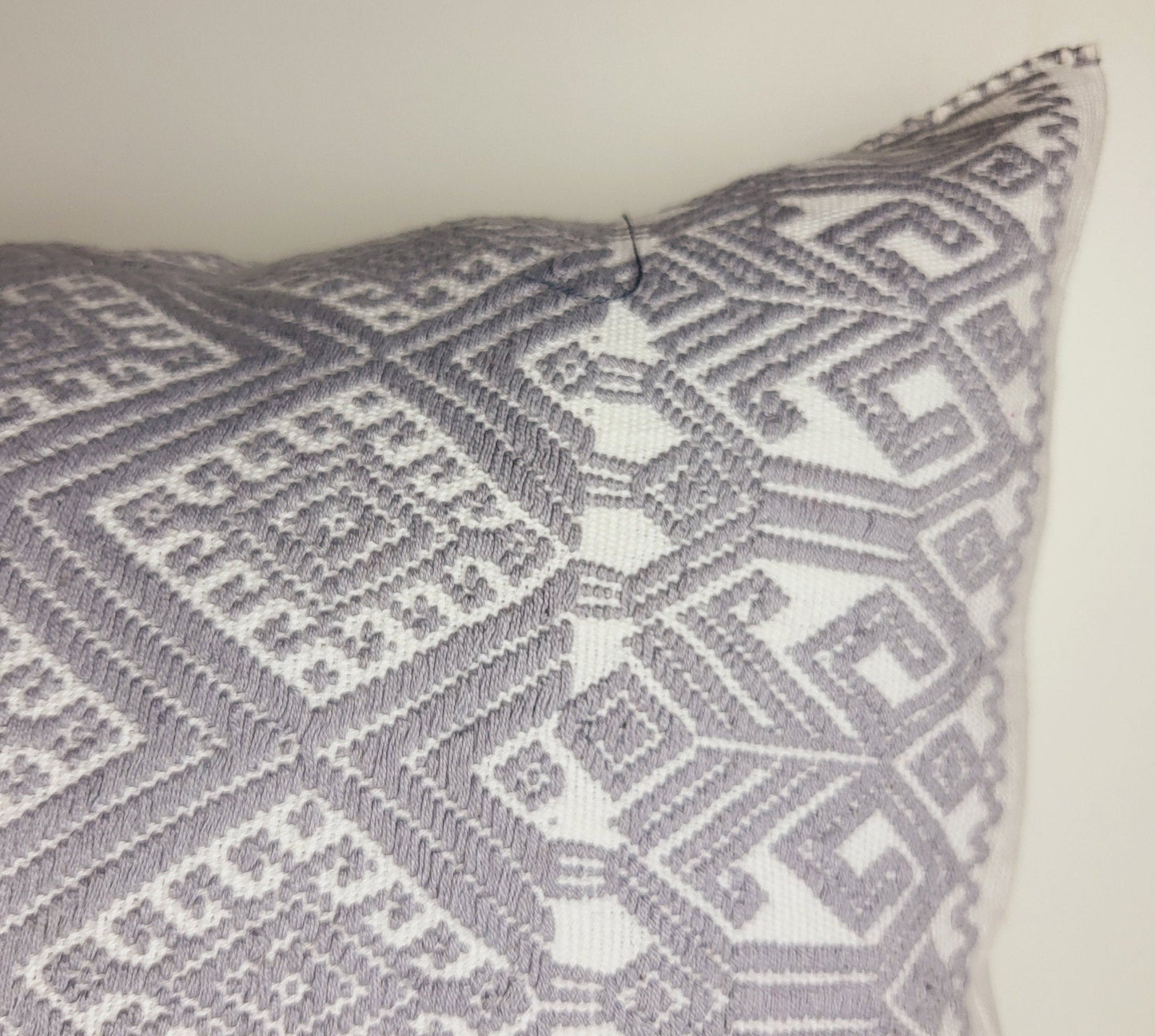 mexican handwoven pillow cover, handwoven pillow