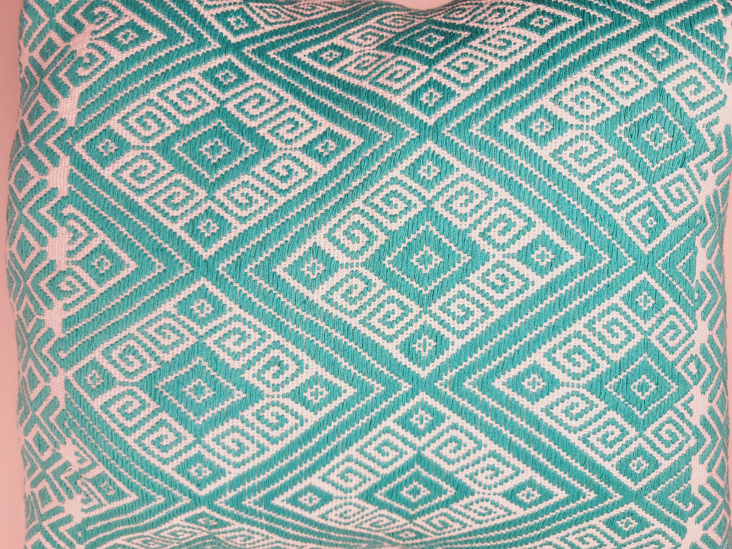 mexican handwoven pillow cover, handwoven pillow