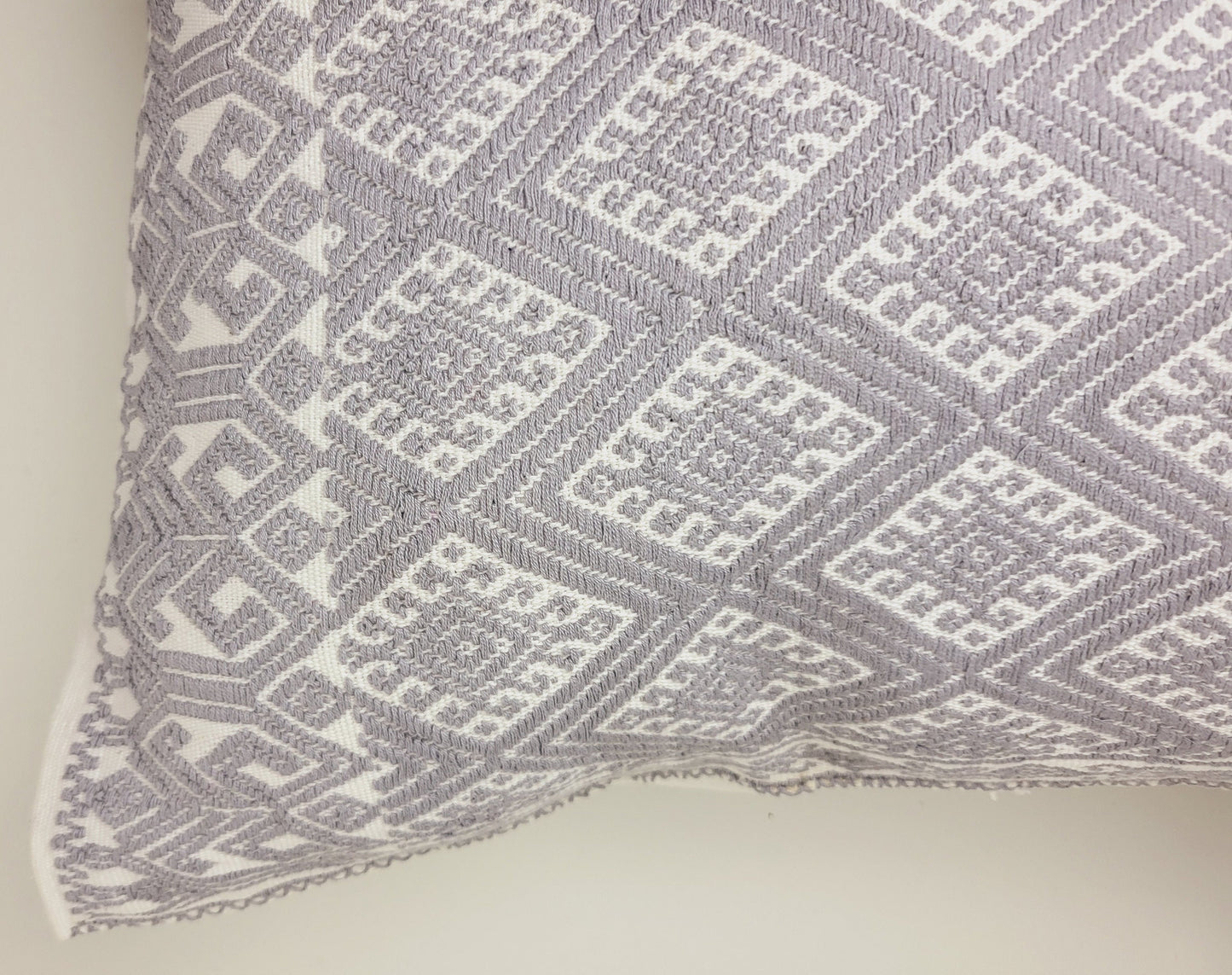 mexican handwoven pillow cover, handwoven pillow