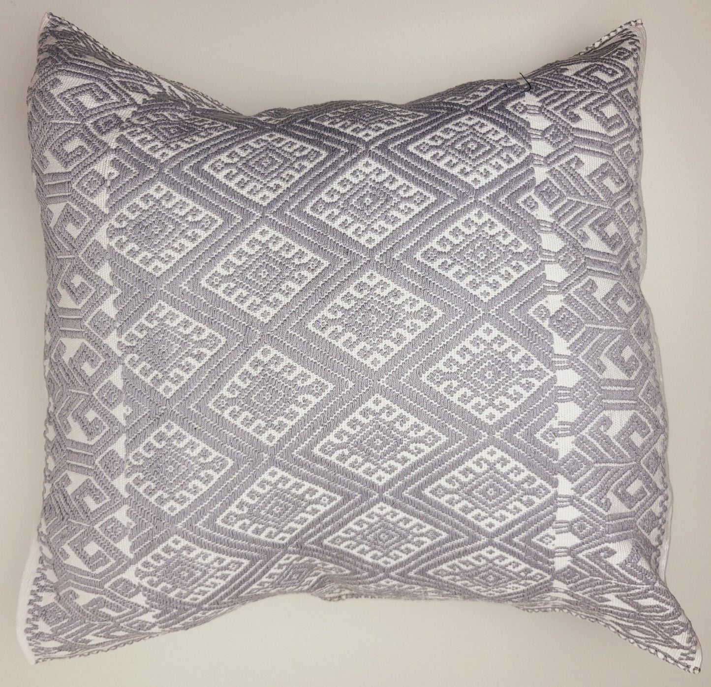 mexican handwoven pillow cover, handwoven pillow