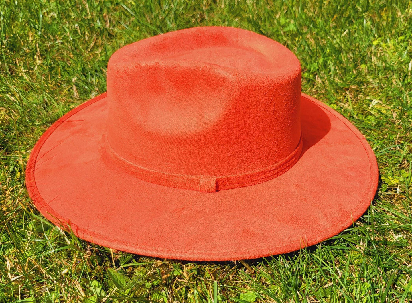 Chapeau Fedora jaune, chapeau fait main au Mexique, chapeau bohème, chapeau en daim