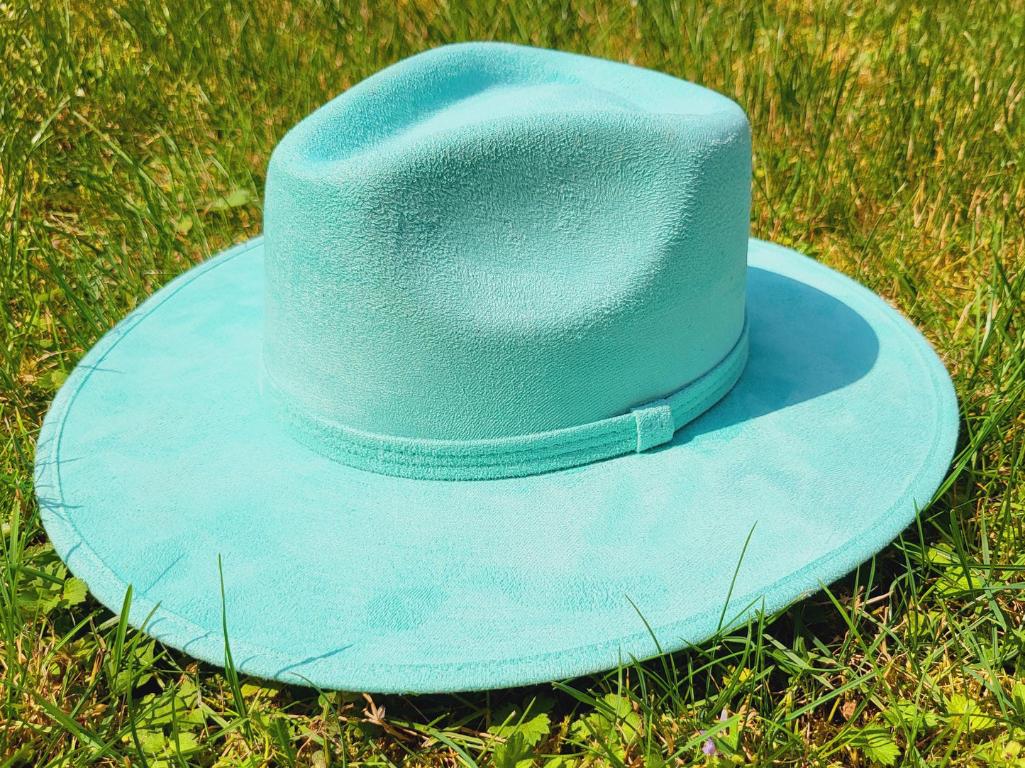 Chapeau Fedora jaune, chapeau fait main au Mexique, chapeau bohème, chapeau en daim