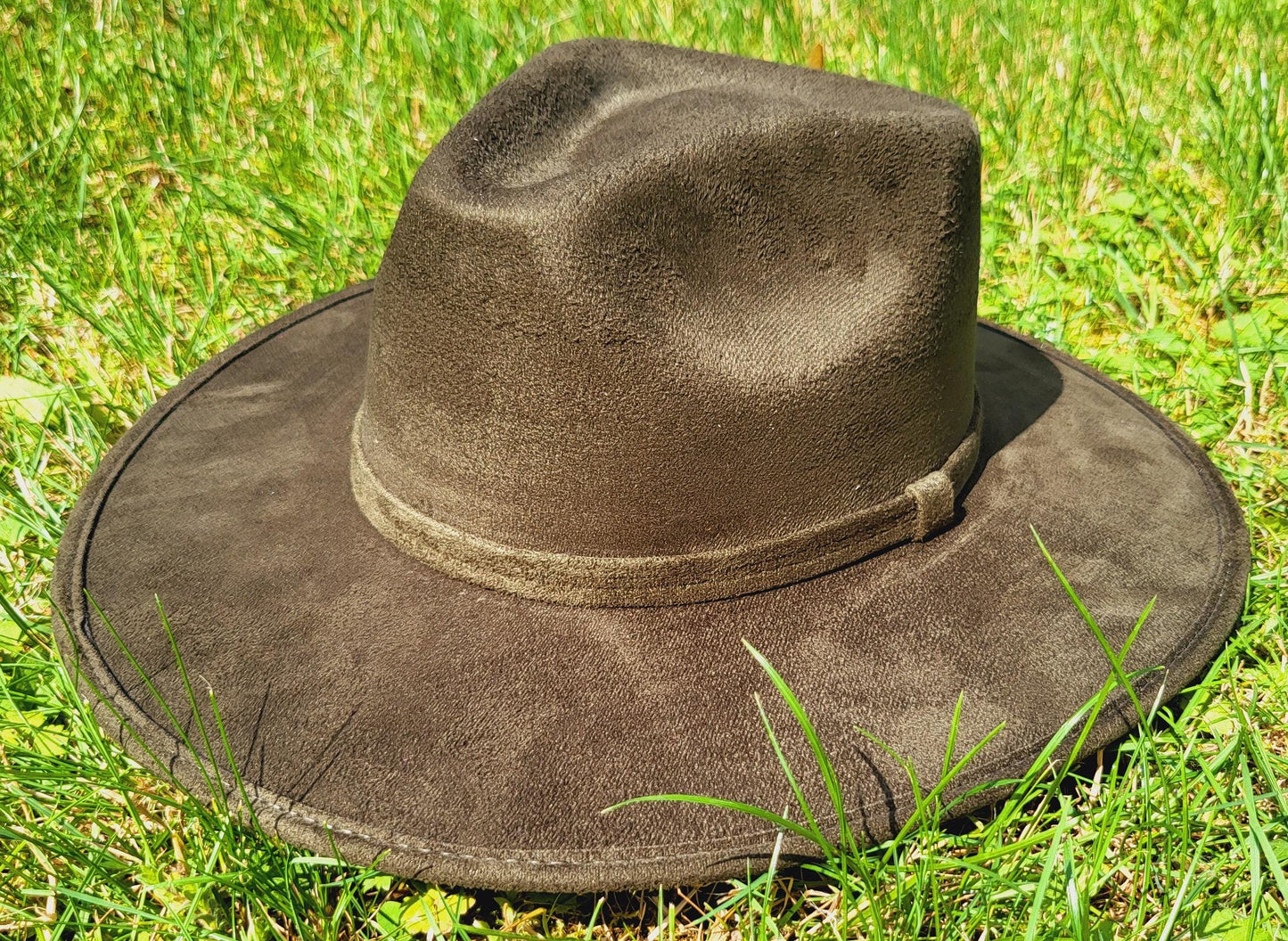 Chapeau Fedora jaune, chapeau fait main au Mexique, chapeau bohème, chapeau en daim