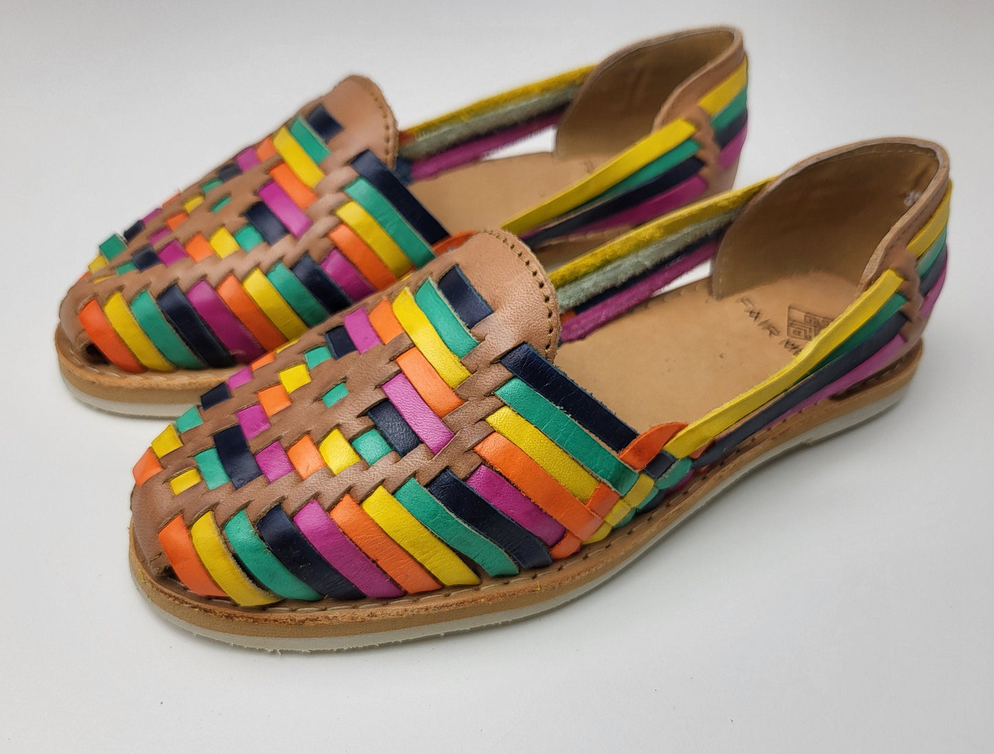 Mexican Huaraches, handmade Huarache shoes made of leather