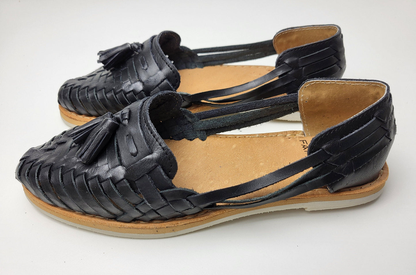 HUARACHE Sandalen Damen, Ledersandalen Damen, Handgefertigte Sandalen, Leder Sommerschuhe, Boho Sandalen, mexikanische Sandalen