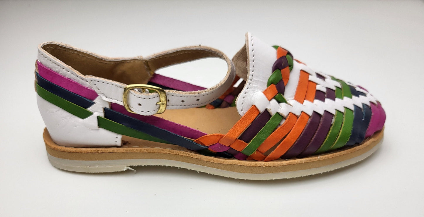 Mexican Huarache sandals, handmade Huarache shoes made of leather, leather sandals