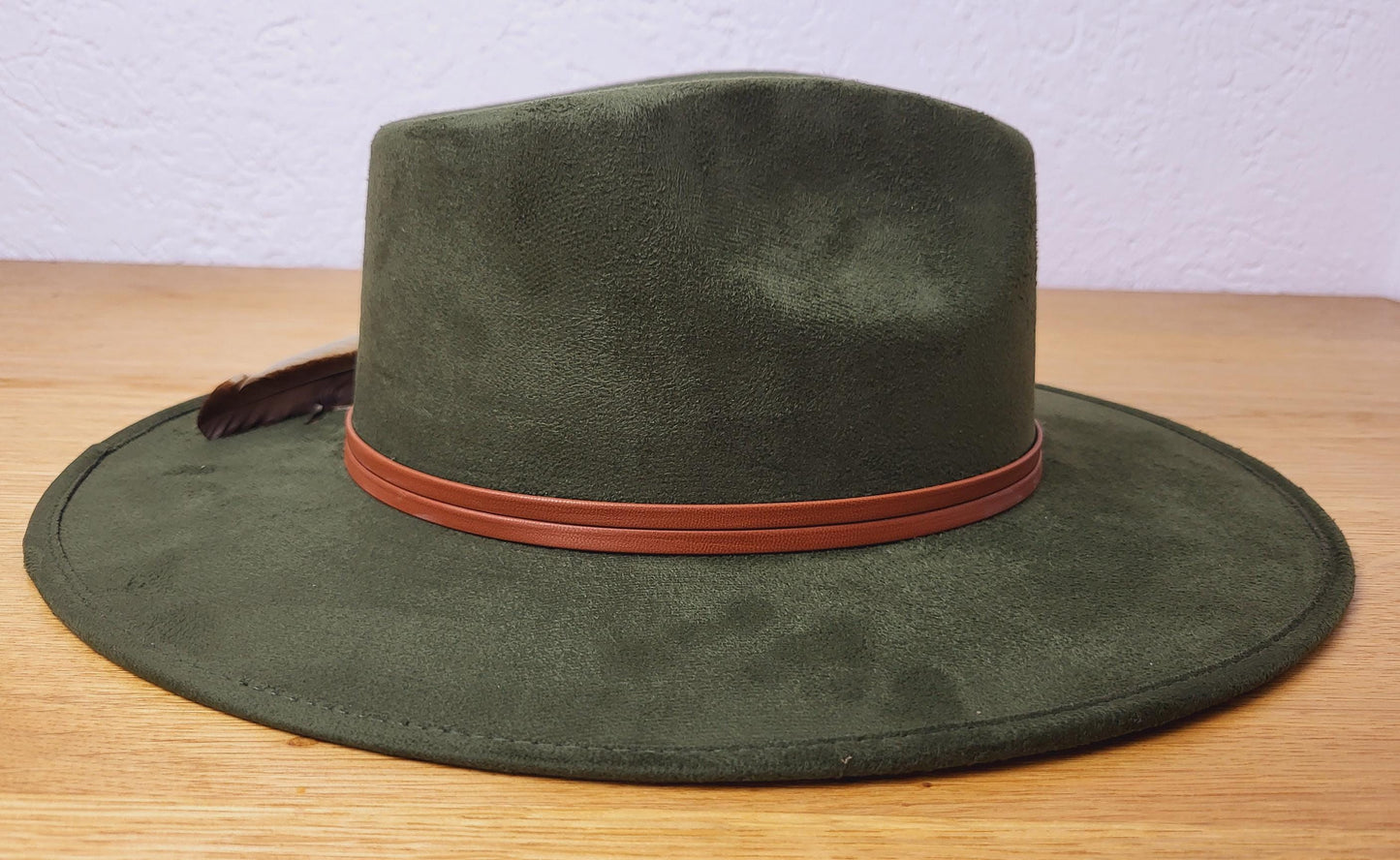 Chapeau Fedora avec décoration de chapeau, chapeau fait main du Mexique, chapeau à plumes, chapeau bohème