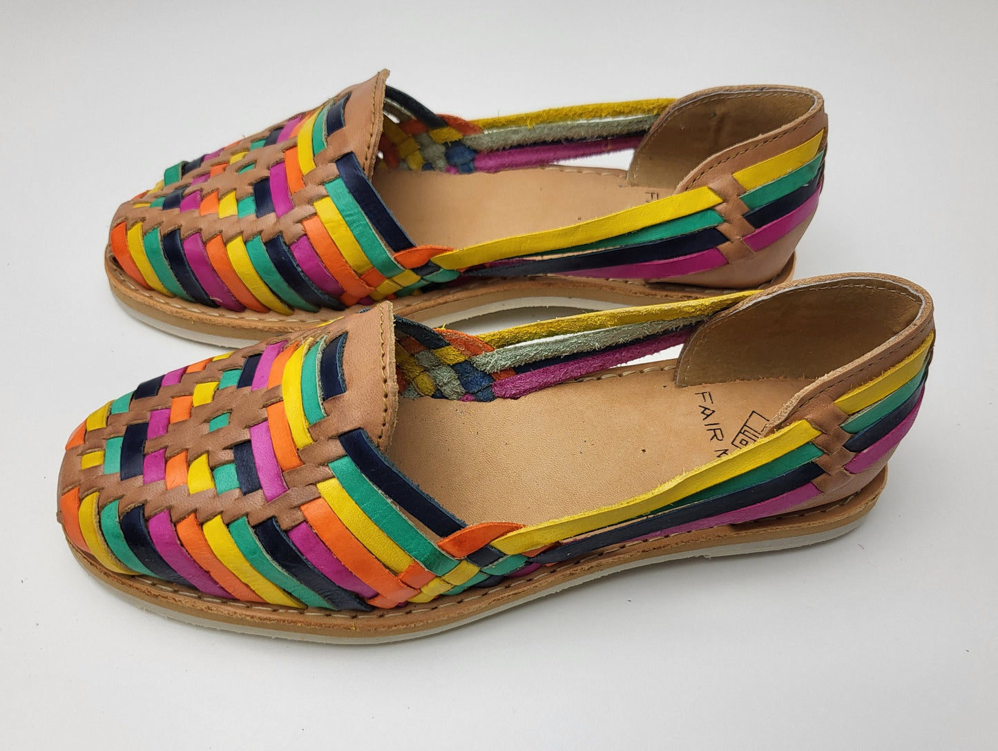 Mexican Huaraches, handmade Huarache shoes made of leather