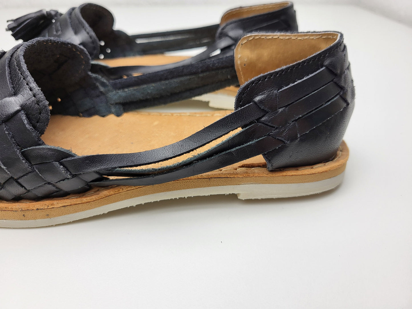 HUARACHE Sandalen Damen, Ledersandalen Damen, Handgefertigte Sandalen, Leder Sommerschuhe, Boho Sandalen, mexikanische Sandalen