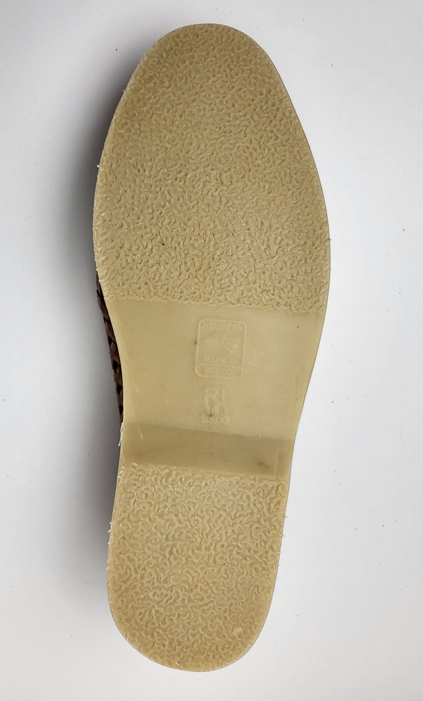 Sandales Huarache pour hommes, chaussures en cuir tissé à la main fabriquées au Mexique - Mocassins marron et naturels, chaussures à talons légères, Huaraches respirantes