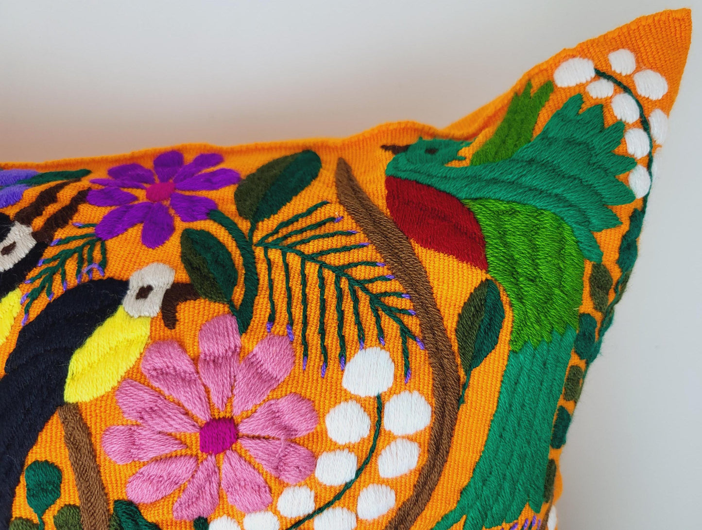 Taie d'oreiller mexicaine, fabriquée à la main au Mexique