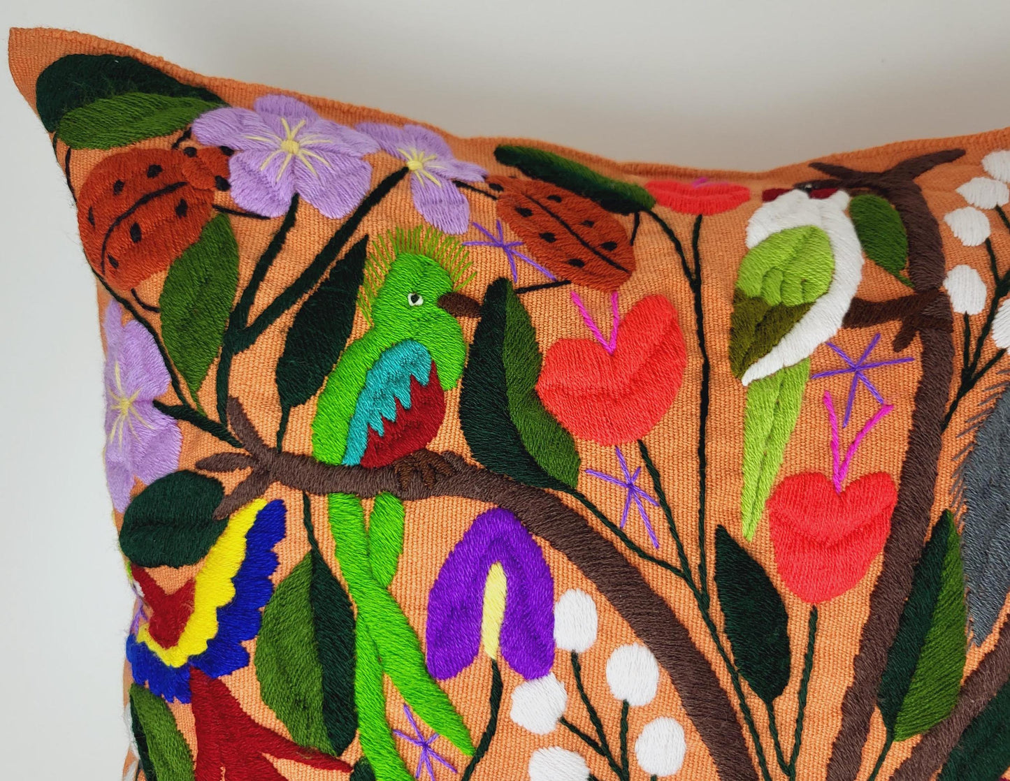 Mexican cushion cover, handmade in Mexico