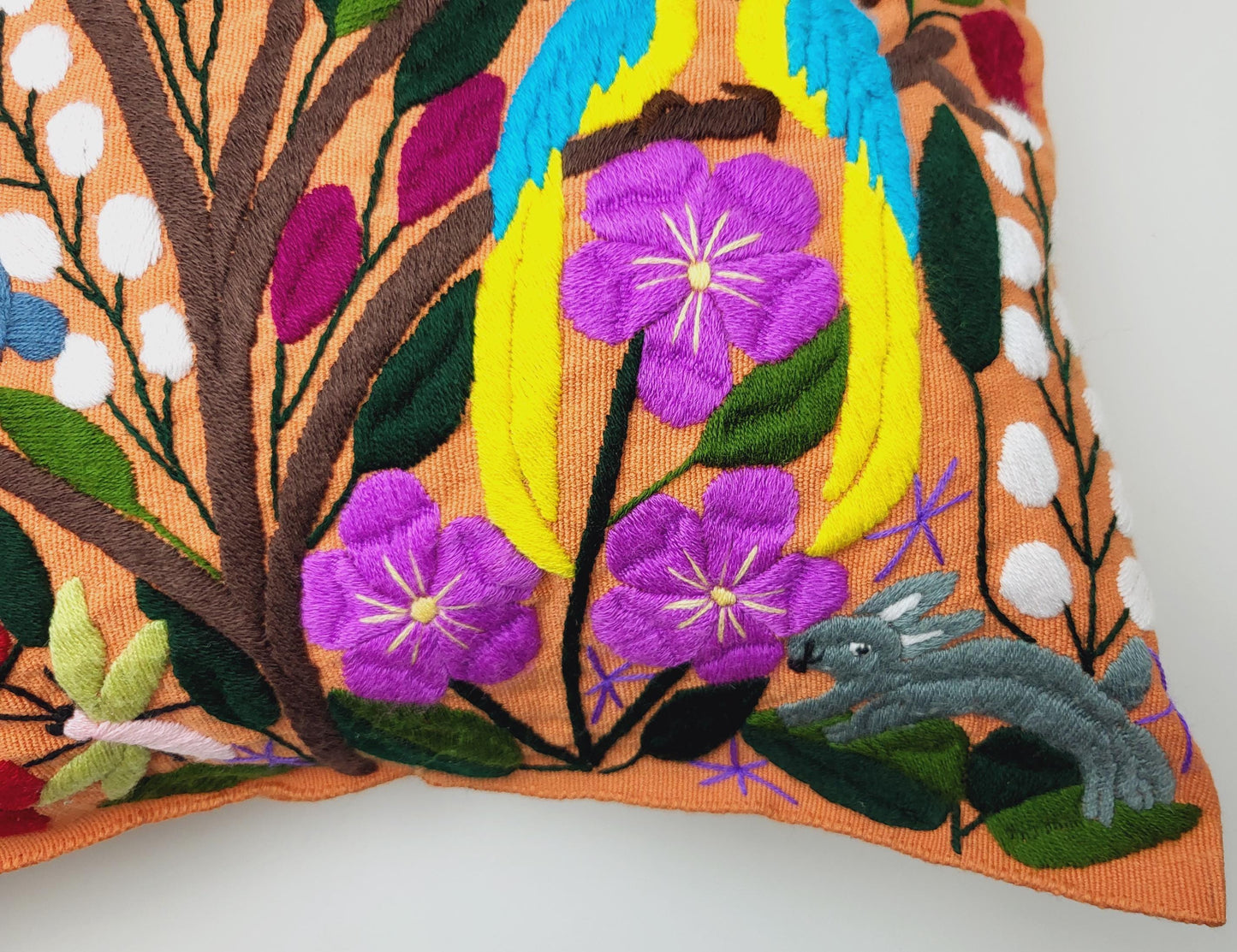 Mexican cushion cover, handmade in Mexico