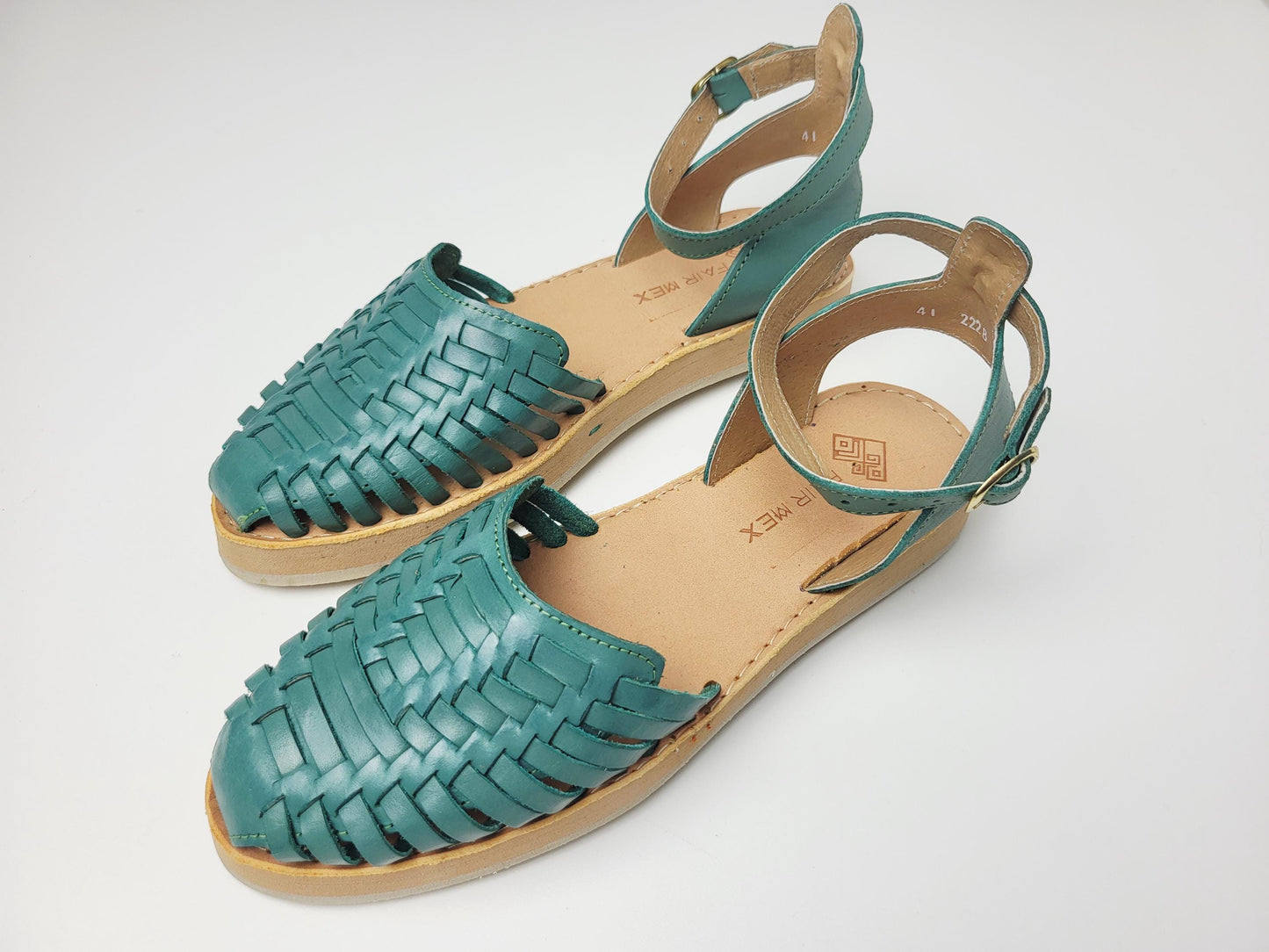 mexikanische Huaraches, handgemachte Huarache Sandalen, Ledersandalen, Huarache Schuhe