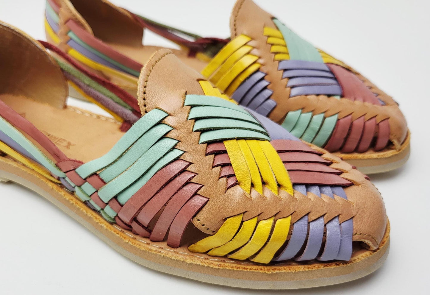 mexikanische Huaraches, handgemachte Huarache Sandalen, Ledersandalen, Huarache Schuhe
